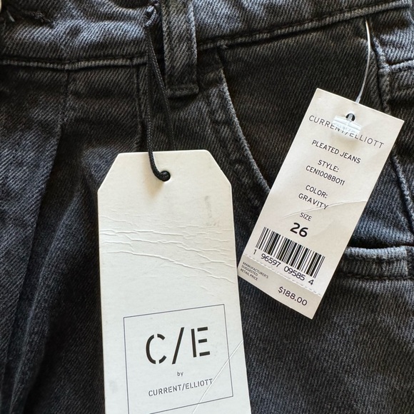 Current/Elliott Pleated Jeans Women’s size 26 - Picture 13 of 14